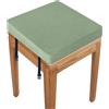 Holomaalahi Cuscini per sedie da Giardino 35x35x3cm, Cuscino Quadrato per Sgabello, Cuscini Antiscivolo, con Fodera Rimovibile, per Soggiorno, Cucina, Scuola, Ufficio
