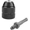 Eruceky Mandrino Trapano, 0.8-10 mm 3/8 - 24UNF, Mandrino Autoserrante a Chiusura Rapida, Mandrino per Avvitatore, per Driver di Impatto, Trapano Elettrico, Martello Trapano