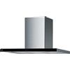 Franke Cappa Cucina Aspirante / Filtrante a Parete Larghezza 90 cm Profondità 50 cm colore Nero / Inox - 325.0608.800 Arno 90 XS/BK