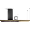 Elica Cappa Cucina Aspirante a Parete Larghezza 120 cm Profondità 52 cm Classe A++ colore Nero / Legno - PRF0200563 Bio Island @ BLRO/A/120