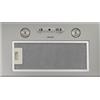 Glem Gas Cappa Cucina Aspirante Sottopensile Incasso Larghezza 52 cm Classe C colore Silver - GHF527SI