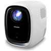 Philips Videoproiettore LED Full HD 720p (1280x720) Portatile 130W colore Bianco NeoPix - NPX130W/INT