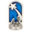 Eurofusioni Mini Presepe Placcato Argento con Stella - Decorazione Natalizia