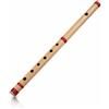 The Great Indian Bazaar Idee regalo di compleanno uniche 47 pollici autentico flauto indiano in legno bambù in 'A' Key Fipple Woodwind Musical Instrument Recorder tradizionale Bansuri fatto a mano novità regali lui lei