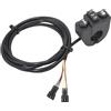 Elnwnnkc Multifunzione Biciclette Manubrio Interruttori Elettrici Clacson Fari Combinazione Pulsante Facile Installazione Multifunzione con Velocità