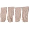 HINTRMENT Guanti Auto Estivi in Cotone Protezione Solare Uv, Mezza Dita, Comodi e Resistenti, per Guida e Arrampicata, Confezione da 2 Paia