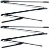 CORHAD Kit per Riparazione Ombrello 2 Set di Stecche in Ferro Nero, Resistenti e Affidabili, per Riparare Ombrelli Pieghevoli Pioggia