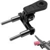 Generic Supporto per attacco faro della bicicletta, 6 x 3 x 5 cm, 42 g, in lega di alluminio, ABS, universale, supporto per videocamere, per ciclismo, guida notturna, sicurezza su strada, tour, pendolarismo