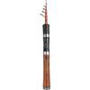Drawup Canna da pesca telescopica ultraleggera, 1,5 m, in fibra di carbonio, portatile, per trota, pesce persico, luccio, fiume d'acqua dolce, da viaggio, compatta, 32 cm (1,5 m di filatura)