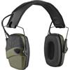 Rastapulz Impact Hearing - Cuffie elettroniche per sport all'aria aperta, cancellazione del rumore, colore: Verde