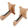 HUFACAI Supporto da parete per tavole da surf - Appendini in legno di faggio con bulloni di estensione M6 - Conservazione verticale per Surf Longboard, shortboard, Skimboard