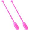 SHOWERORO Bastone per Ginnastica Artistica Attrezzi in Plastico Rosa, Bastone da Palestra Decorativo e Accessorio per Danza Ritmica e Fitness per Adulti