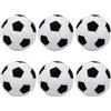 ZWWAAZHF Confezione da 6 palline da calcio balilla di ricambio, 23 mm, in resina, per balilla e giochi leggeri