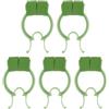 BESTOMZ Clip Nasale Verde 5 Pezzi in Pom ed Eva per Fissaggio Affidabile del Naso, per Esercizi di Respirazione e Nuoto per Anziani e Atleti