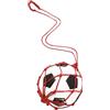 Generic Borsa a rete per palloni, borsa a rete da calcio, borsa da calcio in rete con coulisse, per riporre palloni da calcio, pallavolo, portatile, multifunzionale, per spiagge, palestre, interni
