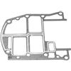 QWZOZST Guarnizione Involucro Superiore 6F5-45113-A0-00 6F5-45113-00-00 per Motore fuoribordo C40 E40 40HP 36HP 6F5-45113-00 Motore per Barche