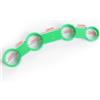 MeevrgR Rinforzatore per dita con tensione regolabile, per chitarristi, portatile, per avambraccio e sviluppatore di calli, verde, M