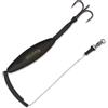 Black Cat Vaschetta per la pesca del pesce gatto 80 cm - 1 Worm Pop Up Rig con U Pose