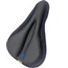 Yhenlovtt Coprisella per bicicletta, impermeabile, in gel di silicone, antiurto, traspirante, con strisce riflettenti per ciclismo su strada (blu)
