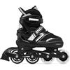 RAVEN Pattini in linea Inline Skates per bambini e adulti regolabili (Helixi Black/Grey, 38-42 (24,5cm-26,5cm))