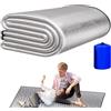 Generic Campeggio Sleeping Pad di alluminio di campeggio Pad