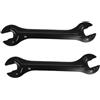 Elyebxj Chiave a Cono per Bici da 2 Pezzi, Chiave per mozzo per mozzo, a Cono per, Strumento di Riparazione per Mountain Bike, Nero