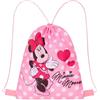 Disney Sacca Sportiva per Bambini, Borsa Coulisse, Zaino Sportivo Piscina, Nuoto, Mare, 38 x 29 cm (Rosa Minnie)