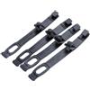 NEIQIUWING Set di 4 fasce elastiche per fanali da moto, in silicone flessibile, per Dirt Bike e Dual Sport, supporto antiscivolo per luce a LED, 30-43 mm