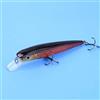 HUSHUI Esche da Pesca in Plastica da 11 Cm con Occhi 3D e Corpo Colorato per Un'esperienza di Pesca Realistica, 1 Pezzo, 21 G (11CM-11G-6#gancio)
