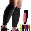 HiRui ginocchiere a compressione per polpaccio parastinchi a nido d'ape per polpaccio per tibia sollievo dal dolore basket baseball ciclismo ideale per bambini e adulti 1 paio XLarge