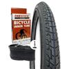 Generico KIT COPERTONE E CAMERA D'ARIA BICI 26 X 1.75 44 559 NERO VALVOLA ITALIA