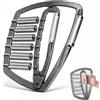 ZephPerton Dinamometro Manuale Per Esercizi Di Dita, Pinza Per Mani Resistenti Da 1200 Libbre Con 6 Molle Di Allenamento Regolabili, Metallo Antiscivolo, Design Ergonomico Dellimpugnatura Per Lallenamento