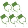 FELTECHELECTR Clip Verde in Pom ed Eva 5 Pezzi per Naso per Modellare e Fissare Naso per Nuoto e Allenamento per Anziani e Atleti