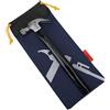 Ycauty Borsa da campeggio per tenda da campeggio, per attività all'aperto, in tessuto Oxford nero, 36 x 16 cm (blu navy)