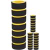 iplusmile 4 Pezzi Impugnature per Pagaia da Kayak in Spugna Antiscivolo Facile Installazione, Adatte per Manubri Standard da 22mm, Accessori per Kayak e Ciclismo