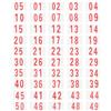 SHINEOFI Pettorali Metallo Numerati Competizione per Set 1 Sportiva e Clip in Tessuto Poliestere Cotone, Design Creativo Compatto per Allenamento e Sopravvivenza