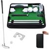 Halorin Set di mazza da golf da golf, da ufficio, con putting Cup, per esercizi, palline e borsa, mini attrezzatura da golf per appassionati di golf, allenamento a casa e in ufficio