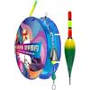 Générique Filo da pesca con tappo,Attrezzatura da pesca a galleggiante che cambia colore - Set di linee galleggianti per la notte - per kayak mare costiero barca principianti