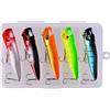 Generic XILILHC Set di Esche da Pesca 5 Pezzi 9 cm 12,7 g Esca Dura Agitatore Artificiale Attrezzatura da Pesca in plastica for Acqua salata con Scatola
