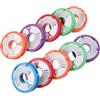 CALLARON Avvolgi Lenza da Pesca in Silicone 10 Pezzi Facile Utilizzo e Impugnatura Confortevole, Bobina Rotonda per Adulti per Carpfishing e Pesca Mare Colore Casuale
