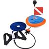 XYFGODEM Serbatoio subacqueo portatile professionale con pompa ad aria elettrica ricaricabile, attrezzatura completa per snorkeling e per adulti, 3 ore di tempo di immersione, materiale ABS resistente