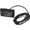 Generic Misuratore Display LCD per Bici Elettrica Pannello di Controllo Bici G51 con Connettore SM 5Y Resistente All'acqua