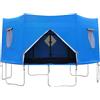 Generisch Tenda per tappeto elastico, copertura ombra, tappeto elastico di protezione per salti, telone impermeabile, tetto resistente ai raggi UV, protezione esterna per tutto l'anno, coperchio di ventilazione