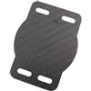 Caswynlife Distanziatore per tacchetti per pedali della bici Speedplay in fibra di carbonio, spessore 0,5 mm, 1 mm, 2 mm, correzione della lunghezza della gamba, accessorio per ciclismo, colore nero (2 mm)