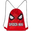 Disney Sacca Sportiva per Bambini, Borsa Coulisse, Zaino Sportivo Piscina, Nuoto, Mare, 38 x 29 cm (Rosso Spiderman)