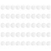 Lurrose 50 Pezzi Palline da Golf Perforate per Allenamento Interno ed Esterno, Leggere in Plastica Pp, per Pratica e Training Sportivo Bianco