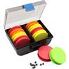 Elnwnnkc Scatola principale Treccia Linea di Pesca Strumento di Intrecciatura Strumenti Perline Linea di Pesca Multiuso Tavole di Avvolgimento Rainbow Storage Box