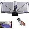 Generic Robot da ping pong, macchina automatica per palline da ping pong con rotazione multipla, rete di raccolta e raccolta palline per allenamento, ideale per giocatori e allenatori