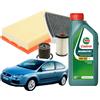 MISTI Kit tagliando filtri e olio Castrol 5w30 Focus II 1.8 tdci
