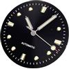 Generico 50 parti del quadrante dell'orologio da 29 mm for NH35 PT5000 della cassa luminosa verde set di lancette sterili for orologio subacqueo(B dial handB,For eta2824 pt)